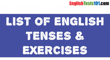 English Tenses Exercises