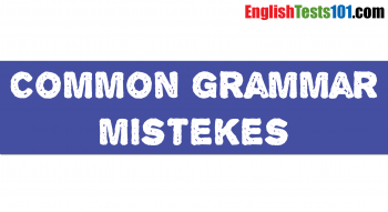 Common Grammar Mistakes Test 01