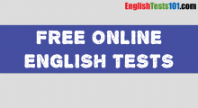 Free Online English Tests and Exercises