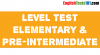 Elementary & Pre-Intermediate Level Test 14