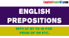 English Preposition Tests