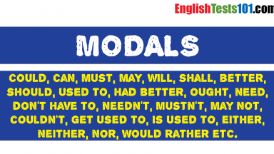 English Modals Test