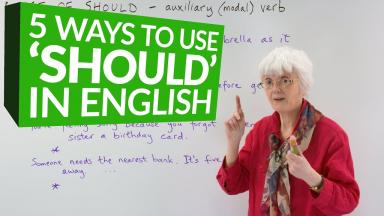 Embedded thumbnail for 5 ways to use &amp;#039;SHOULD&amp;#039; in English