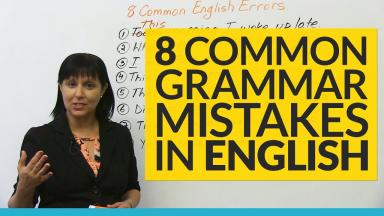 Embedded thumbnail for 8 Common Grammar Mistakes in English!