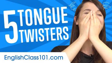 Embedded thumbnail for Top 5 Tongue Twisters in English!