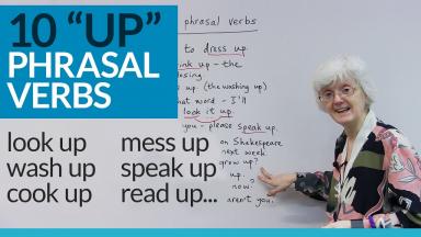 Embedded thumbnail for Learn 10 English PHRASAL VERBS with &amp;quot;UP&amp;quot;