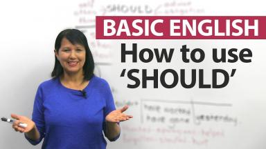 Embedded thumbnail for How to use the modal SHOULD in English